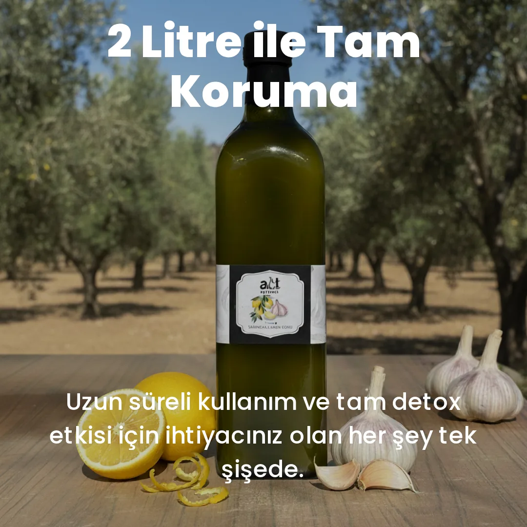 2 Litre Limon Sarımsak Kürü ile Tam Koruma